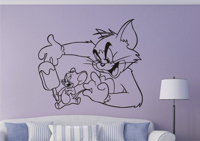 

Wall Guru  Home Décor wall Sticker(Pack of 1, Black
