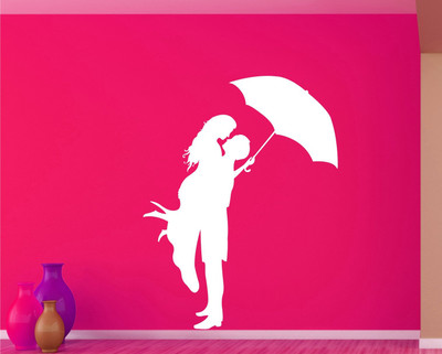 

Wall Guru  Home Décor wall Sticker(Pack of 1, White