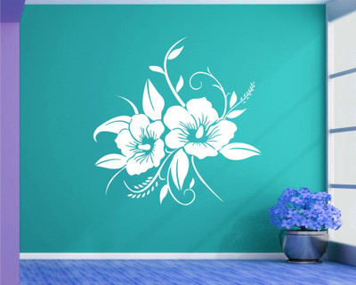 

Wall Guru  Home Décor wall Sticker(Pack of 1, White