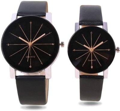 Swan BLACK04 men & woman formal couple watch Watch  - For Couple   Watches  (Swan)