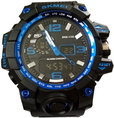 Awiser Blue Skmei Dual Style Led Light Watch  - For Men & Women   Watches  (Awiser)