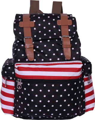 Bee Fashionable dgn298Black Waterproof Backpack(Black, 20 L)