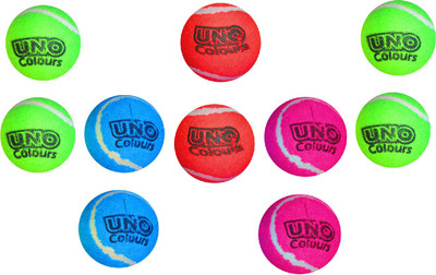 

Gayatri Creations BEST OF LUCK SERIES Tennis Ball(Pack of 10, Multicolor)