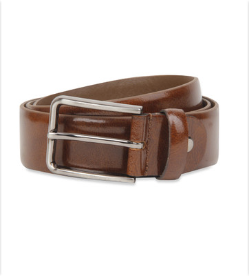 

Peter England Men Tan Genuine Leather Belt