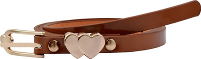 

Antiformal Women Casual, Party, Formal, Evening Brown Artificial Leather Belt