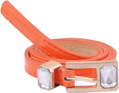 

Antiformal Women Casual, Party, Formal, Evening Orange Artificial Leather Belt