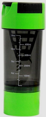 

S.Blaze Shaker 500 ml Shaker(Pack of 1, Green), Multicolor