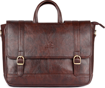 

The Clownfish Urban series Medium Briefcase - For Men & Women(Chocolate)