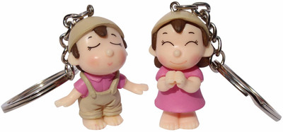 

Anishop Aww cute Miny couple Valentine Gift Key Chain(Multicolor)