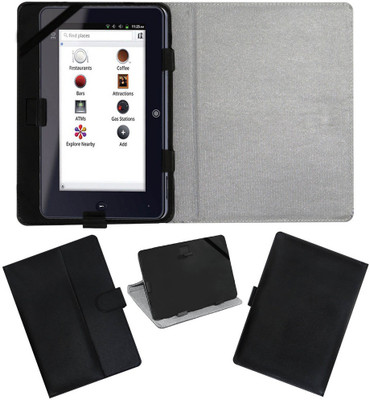 ACM Flip Cover for Iball Slide I7218(Black, Cases with Holder)