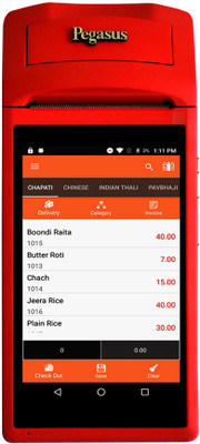 

PEGASUS PPT8525 ANDROID WITH PHOMELLO LITE POS Hand-held Cash Register(LCD Touch Screen)