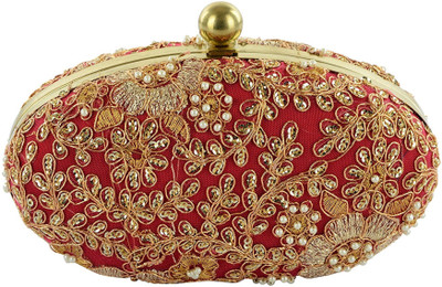 

Tooba Handicraft Party Multicolor Clutch