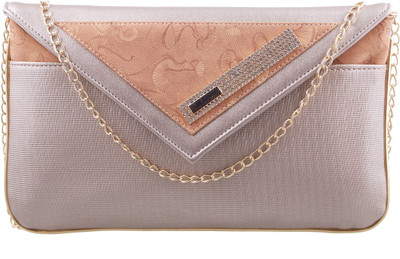

ESBEDA Casual Silver Clutch