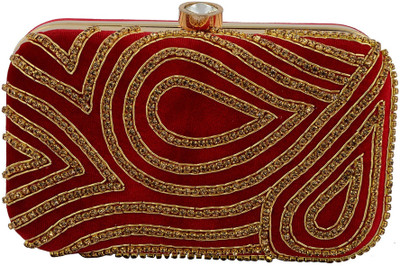 

Tooba Handicraft Party Multicolor Clutch