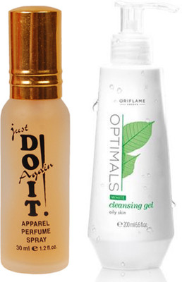 

Oriflame Sweden Optimals Whitening Cleanser - Oily Skin 200ml (26652) With Just Doit Perfume 30ml(Set of 2)