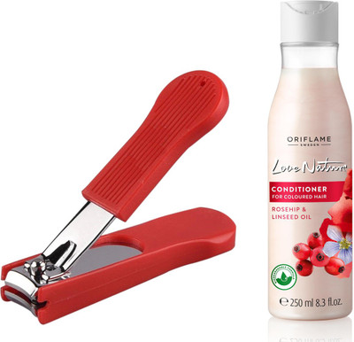 

Oriflame Sweden Love Nature Conditioner for Coloured Hair with Rosehip & Linseed Oil 250ml (32622) With Nail Cutter(Set of 2)