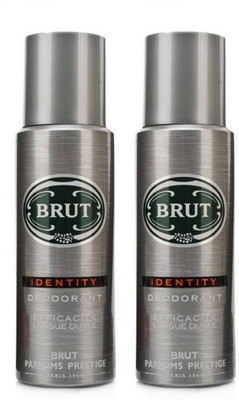

Brut Identity Deodorant Spray Pack of 2 Combo (200ML each) Deodorant Spray - For Men(400 ml, Pack of 2)