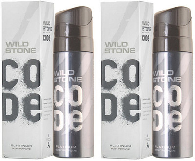 

Wild Stone Code Platinum Perfume Body Spray Pack of 2 Combo (120ML each) Perfume Body Spray - For Men(240 ml, Pack of 2)