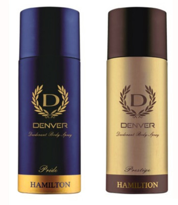 

Denver Pride and Prestige Deodorant Spray - For Men(165 ml, Pack of 2)