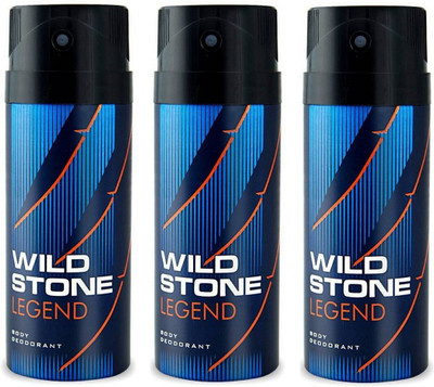 

Wild Stone Legend Deodorant Spray Pack of 3 Combo (150ML each) Deodorant Spray - For Men(450 ml, Pack of 3)