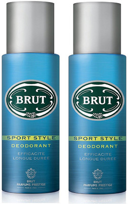 

Brut Sport Style Deodorant Spray Pack of 2 Combo (200ML each) Deodorant Spray - For Men(400 ml, Pack of 2)