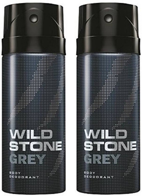 

Wild Stone Grey Deodorant Spray Pack of 2 Combo (150ML each) Deodorant Spray - For Men(300 ml, Pack of 2)
