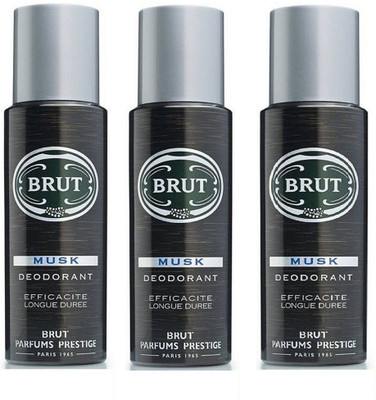 

Brut Musk Deodorant Spray Pack of 3 Combo (200ML each) 600ML Deodorant Spray - For Men(600 ml, Pack of 3)