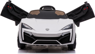 

Toy House Fast n Furious Lykan Hypersport Rechargeable with Remote for kids (2 to 7 Yrs) Car Battery Operated Ride On(White)