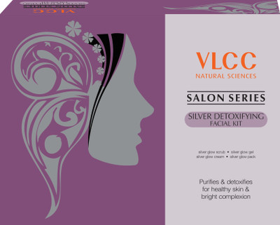 

VLCC Silver Detoxifying Facial Kit 240 g(Set of 6)