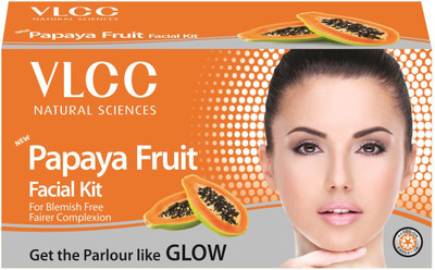 

VLCC Papaya Fruit Facial Kit 60 g(Set of 6)