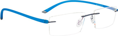 Glitters Rimless Rectangle Frame(51 mm