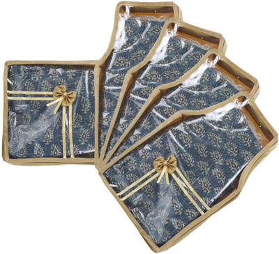 

Indi Bargain Solid Quilted Wedding Blouse Set Blouse cover set(Golden)