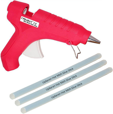 

Upkaran 110-240V 40W Heating Hot Glue Gun TRIGGER ART CRAFT REPAIR TOOLS With 3PCS STICKS Standard Temperature Corded Glue Gun(11 mm)