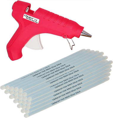 

Upkaran 110-240V 40W Heating Hot Glue Gun TRIGGER ART CRAFT REPAIR TOOLS With 25PCS STICKS Standard Temperature Corded Glue Gun(11 mm)