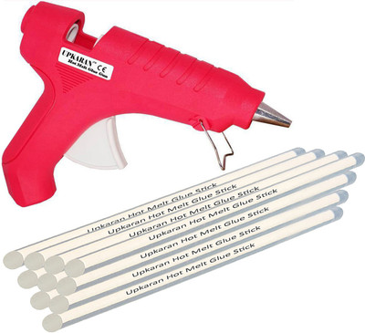 

Upkaran Standard Size Hot Melt Glue Sticks 10 and 40W Glue Gun Combo Standard Temperature Corded Glue Gun(11 mm)