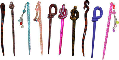 

GUPPI combo of juda sticks Hair Accessory Set(Multicolor)