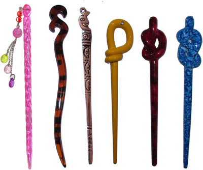

HIPPO combo of juda sticks Hair Accessory Set(Multicolor)