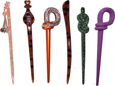 

MEHAY combo of juda sticks Hair Accessory Set(Multicolor)