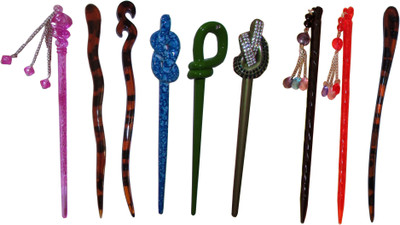 

GUPPI combo of juda sticks Hair Accessory Set(Multicolor)