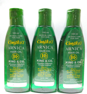 

king & co Arnica Hair Oil-100ml (pack of 3) Hair Oil(100 ml)