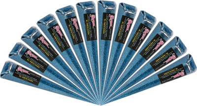 

Shama Firoza Sparking Glitter Gel Cone For Body Art (Set of 12 Pieces)(460 g)