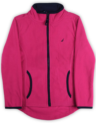 

Nautica Full Sleeve Solid Baby Girls Fleece Jacket, 653
