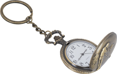 

Shubheksha Golf Theme Designer Pocket Watch Vintage Clock Metallic Key Chain