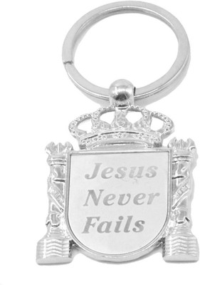 

Faynci Jesus Never Fails with Lord Jesus Christ Key Chain Key Chain