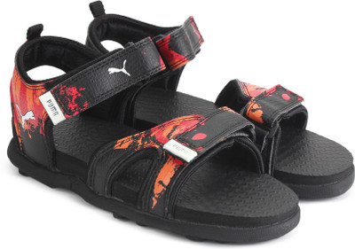 

Puma Boys & Girls Velcro Sports Sandals(Black