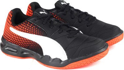 

Puma Boys Lace Sneakers(Black, Puma black-puma white-cherry t