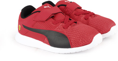 

Puma Boys & Girls Lace Walking Shoes(Red, Rosso corsa-puma black