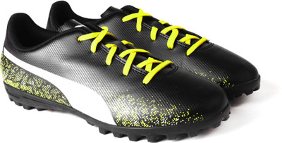 

Puma Boys & Girls Lace Football Shoes(Black, Puma black-puma white-blazing