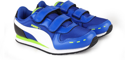 

Puma Boys & Girls Velcro Sneakers(Blue, Lapis blue-nrgy yellow-puma bl