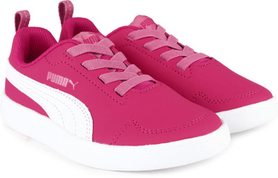 

Puma Boys & Girls Lace Sneakers(Pink, Love potion-puma white